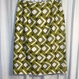 FINAL M-D before GONE - LaFayette 148 silk/cotton pencil/stated FLAW (see pix)